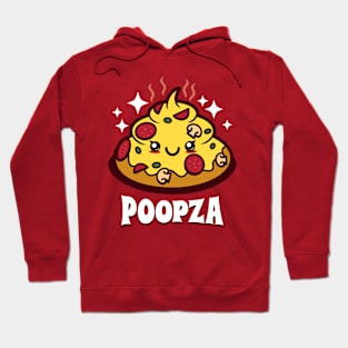 Funny Cute Kawaii Pizza Kawaii Poop Original Cartoon For Kids Hoodie